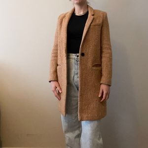 Yellow trench jacket